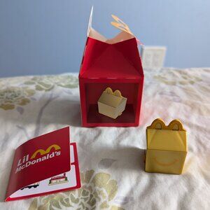 Lil McDonald's happy meal toy 2025- golden happy meal box unopened